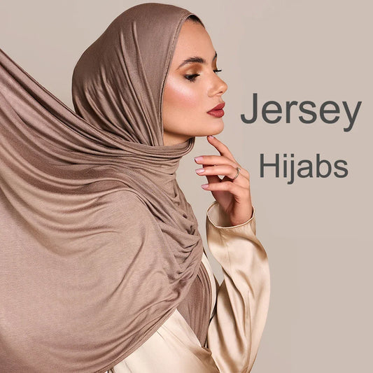 Soft Jersey Hijab for women - perfect for comfortable all-day wear.