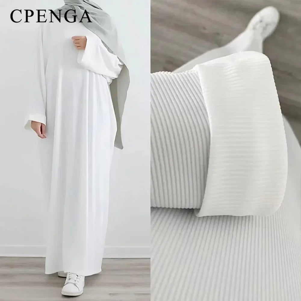 Knitted Dress  Abaya Female