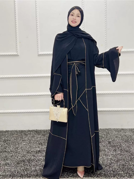 3 Piece Abaya