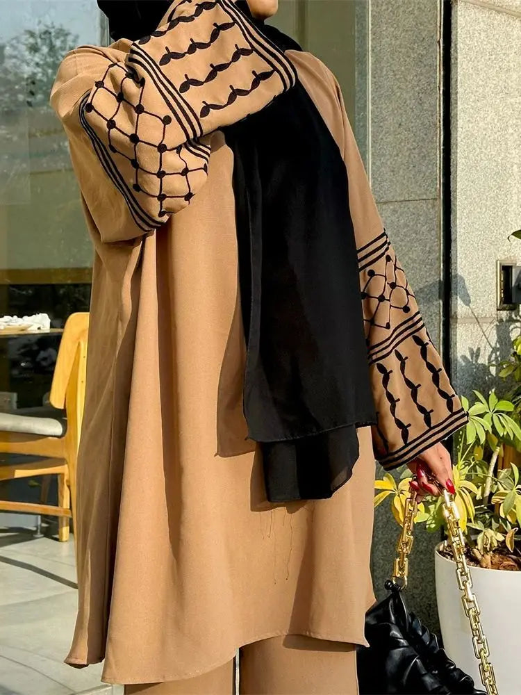 2 Piece Abaya Set Kaftan