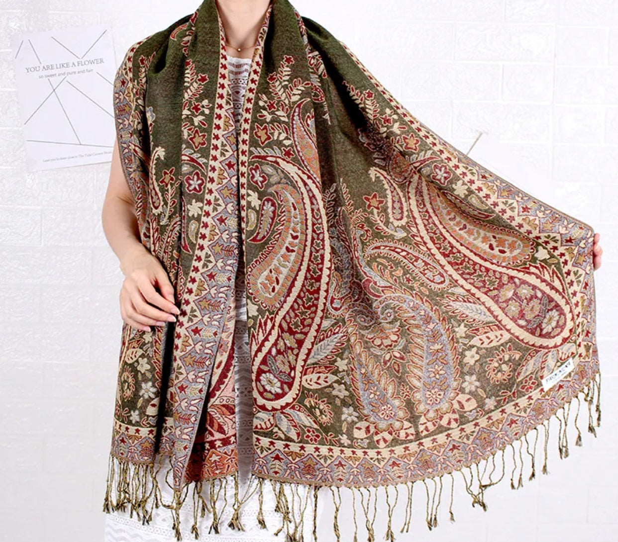 Fashionable shawls crafted from high-quality materials, perfect for accessorizing and providing modest coverage.