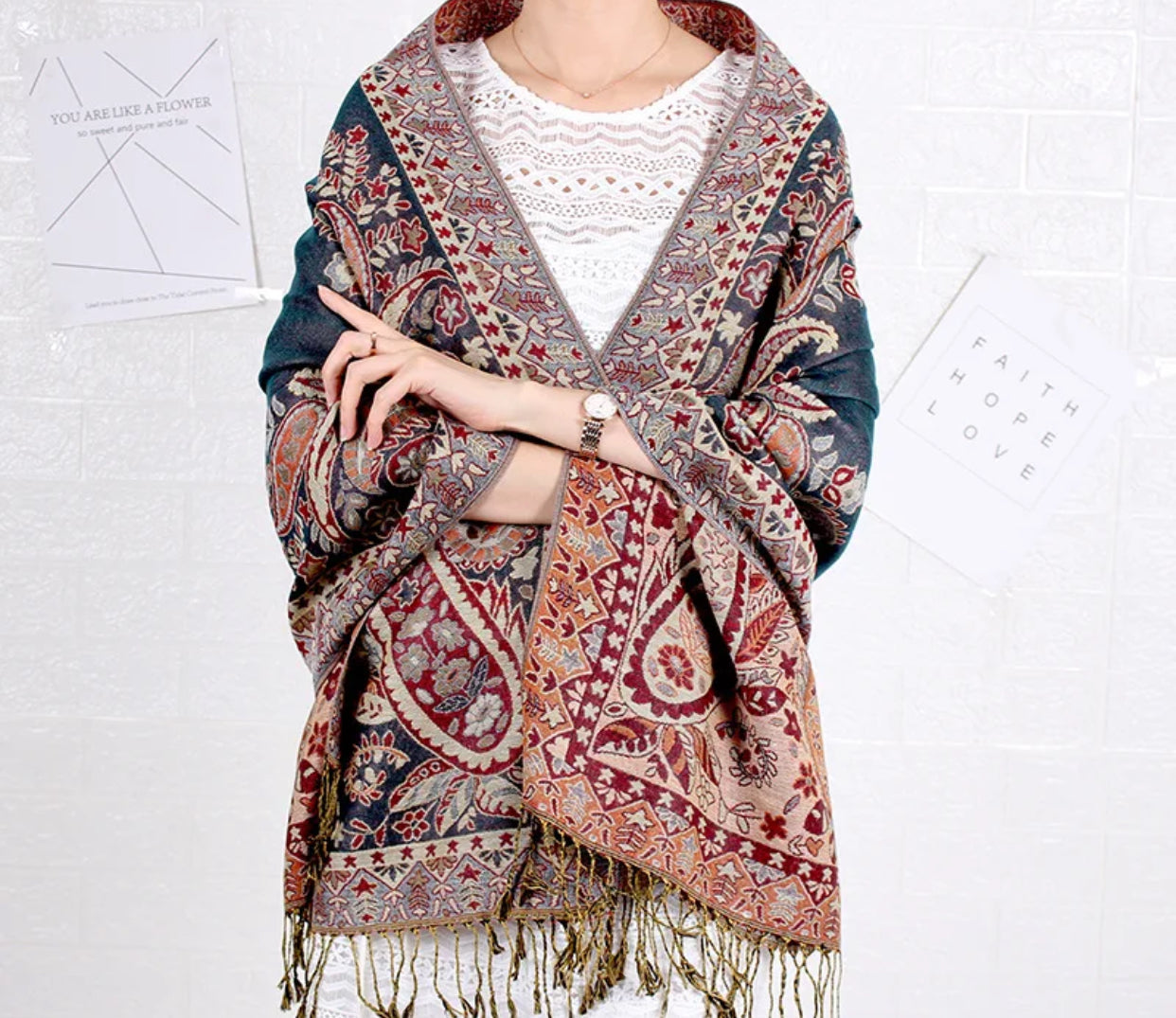 Elegant shawls for women, designed for layering and providing warmth while enhancing any outfit.